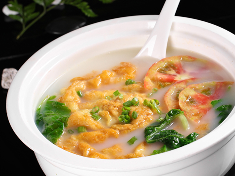 番茄煎蛋湯