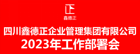 四川鑫德正企業管理集團有限公司 2023年度工作計劃部署會